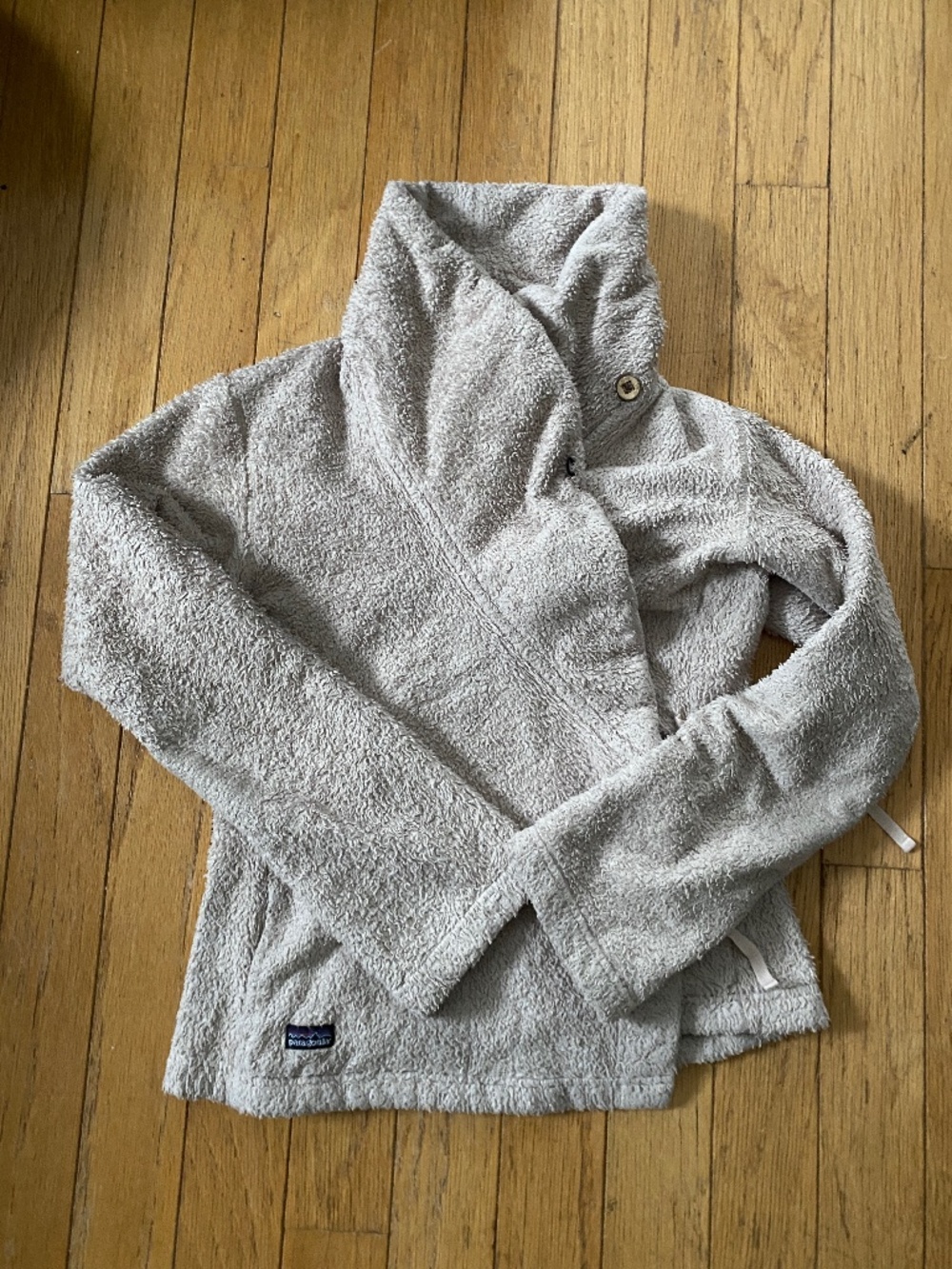 Vintage Patagonia Wrap Fleece Teddy Bear Jacket - M - 2 buttons - rare
